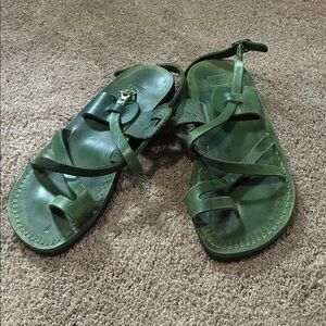 SandaliM Green Strappy Sandals